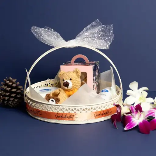 Mom to be Soothing Baby Shower Basket